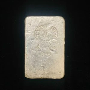 Fine Silver Casted Bar – 99.9% Pure Investment Grade