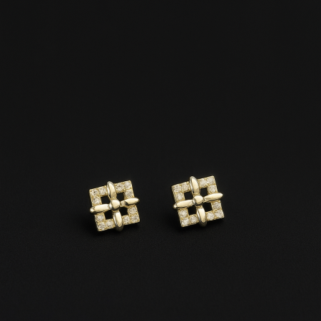 Sterling Starburst Earrings