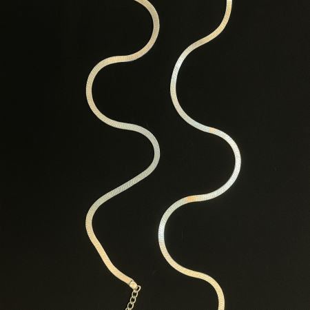 Silver Snake Anklet